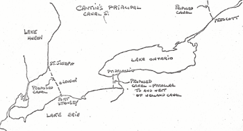 Map of original canal concept