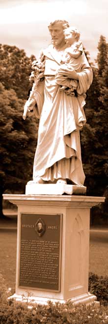 Statue of St Joseph located in the St. Joseph Memorial Park